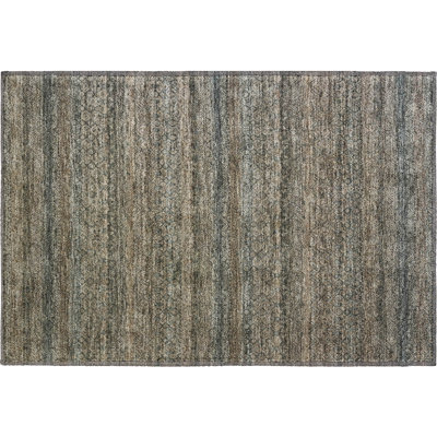 Premium Machine Washable Mayfield AMF2105 Striped Rug