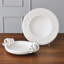 Ribbon Handle Compote-Matte White-49511005