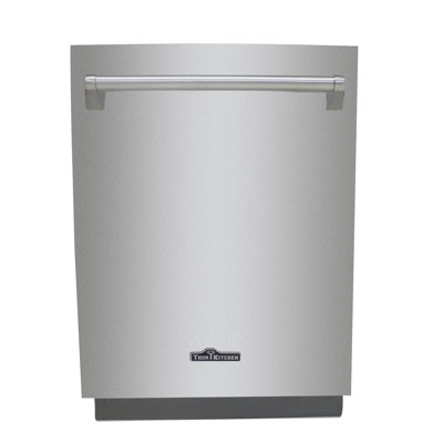 Thor Kitchen 24" 45 Decibel ENERGY STAR Certified Built-In Dishwasher with Adjustable Rack and Tall Tub Stainless Steel