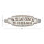 Décoration murale "iron welcome welcome to the farm"