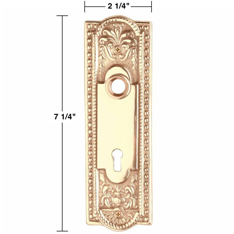 0.5'' Center to Center Chrome Knob Backplate