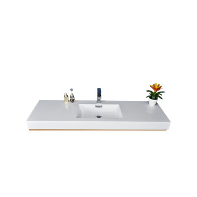 59'' Plastic Single Bathroom Vanity Top with Sink
