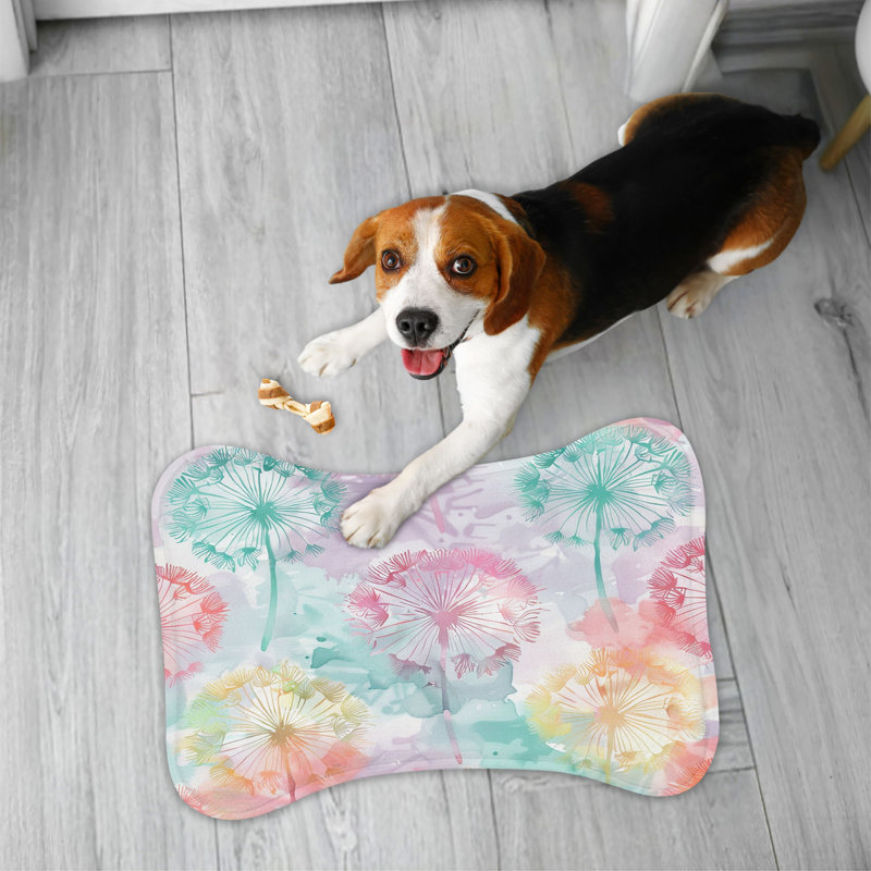 Dreamy Dandelion Motifs - Tapis d'alimentation en os 1 pièce
