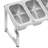 Freestanding Stainless Steel Spice Jar & Rack Set with Adjustable Racks