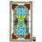 Red Anemone Tiffany-Style Window Panel