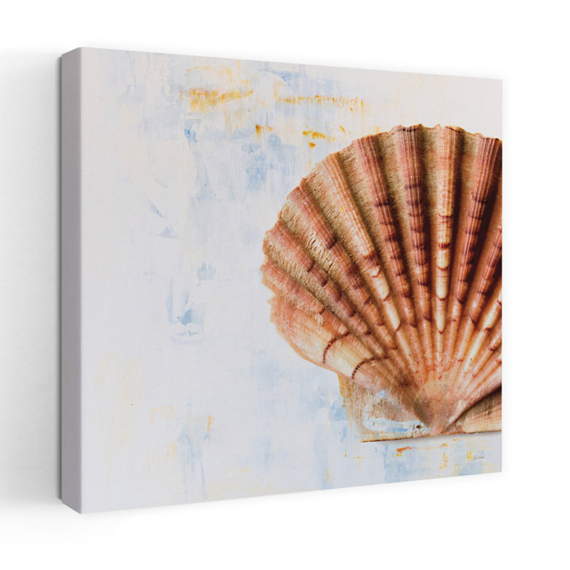 Seashell Abstract Coastal Art, 48" H x 48" W