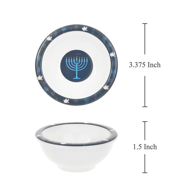 3 3/8" Mini Bowl S6, Hanukkah