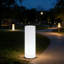 Pilier lumineux à DEL cylindrique à télécommande