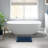 1 Pcs Navy 3000 Gsm 24x44" 100% Cotton Reversible Bath Rug - Superior Construction, , Non Slip Comfort Oriented, Machine Washable, Medium Pile-236771664