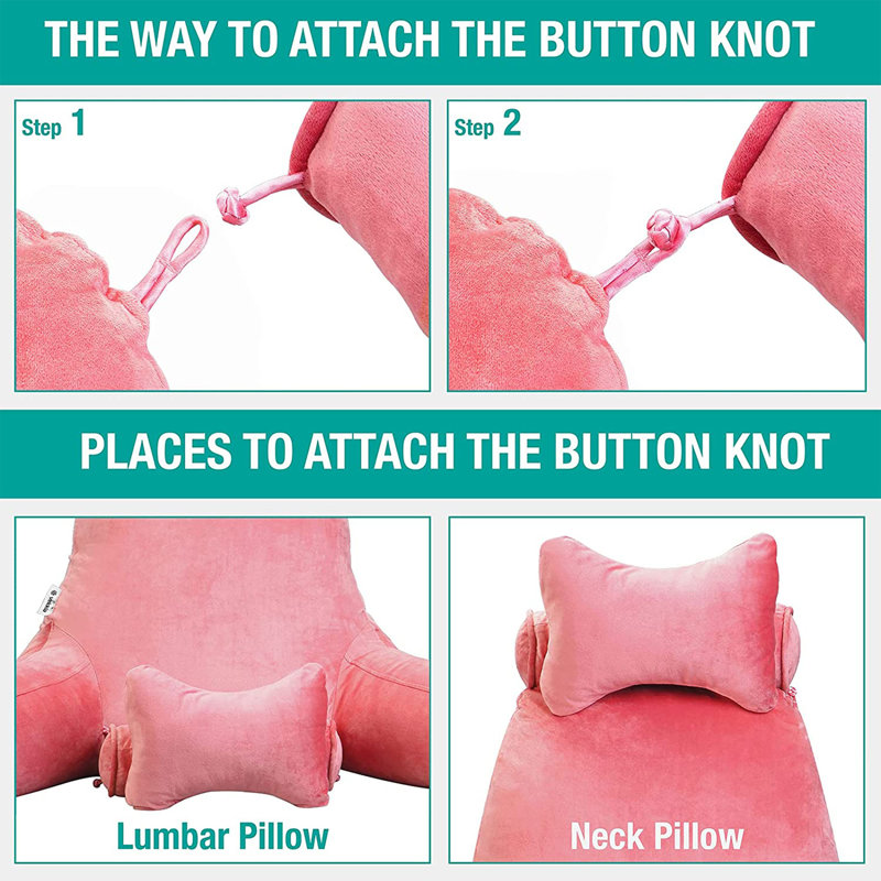 Foam Firm Pillow, Pink