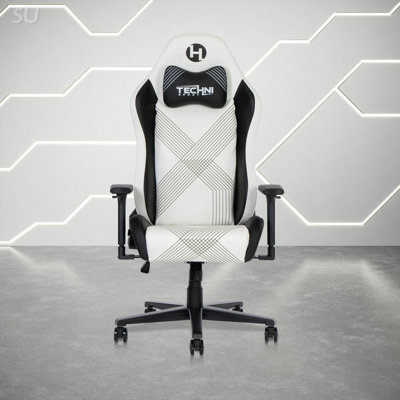 Techni Sport Comfort Edge Gaming Chair with Extra Cushioning and Adjustable Features for Enhanced Gaming Experience