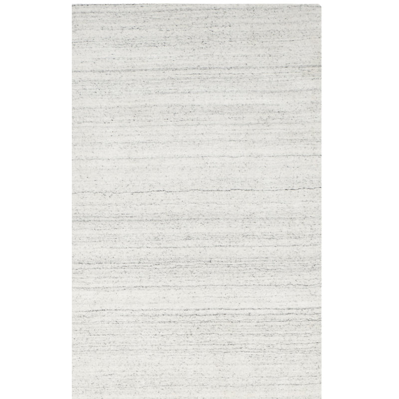 Tapis rayé tissé à la main Lavonia, Carré 6 pi