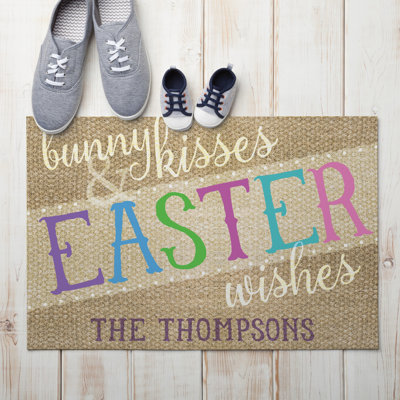 Matteson Non-Slip Easter Outdoor Doormat