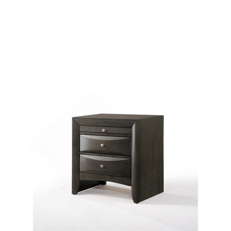 Ireland Gray Oak Finish Nightstand