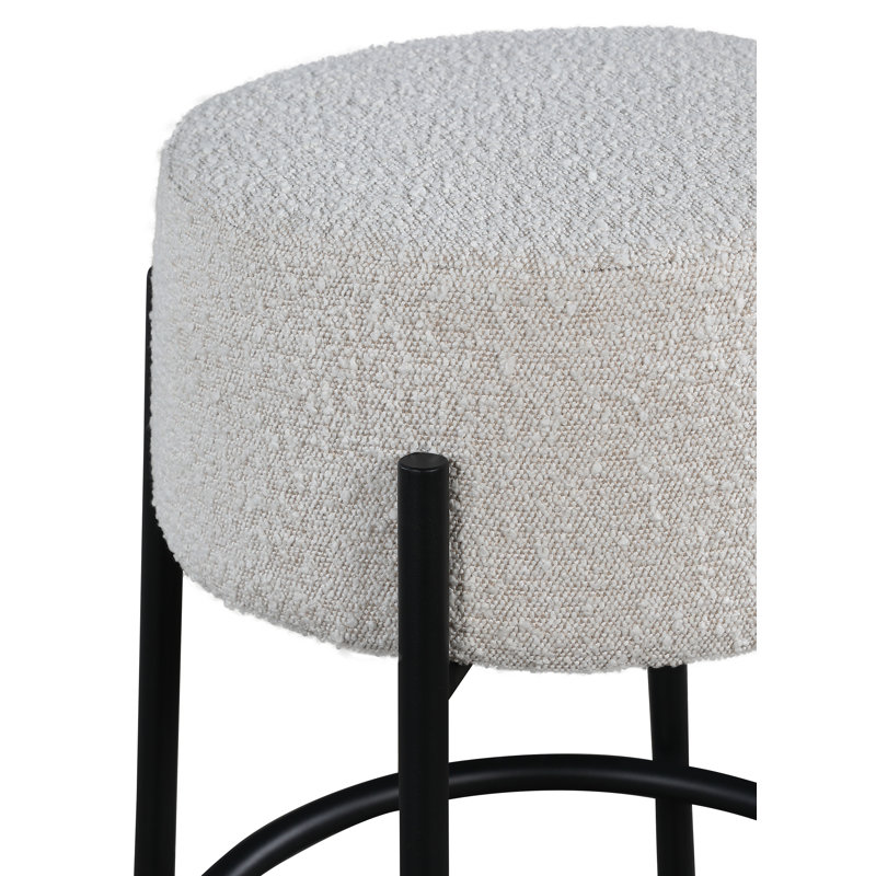 Tabouret de comptoir Avalon, Crème, Tabouret de comptoir (siège d'une hauteur de 26,4