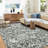 Luxurious Vintage Damask Area Rugs Living Room Bedroom Soft Floor Mat Washable Indoor Non-Slip Carpet Hallway Low Pile Stain Resistant Rug Indoor Easy to Clean Carpet Office Farmhouse Decor-844407922