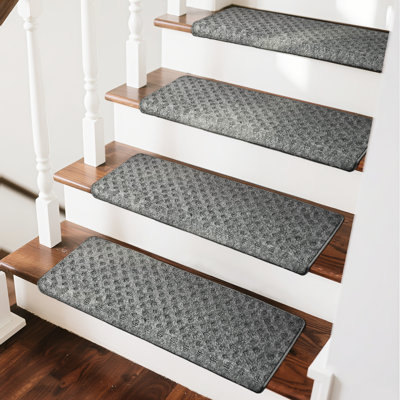Ensemble de 12 tapis en polypropylène à motif de treillis Bullnose