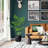 43'' Faux Palm Tree in Cement Freestanding