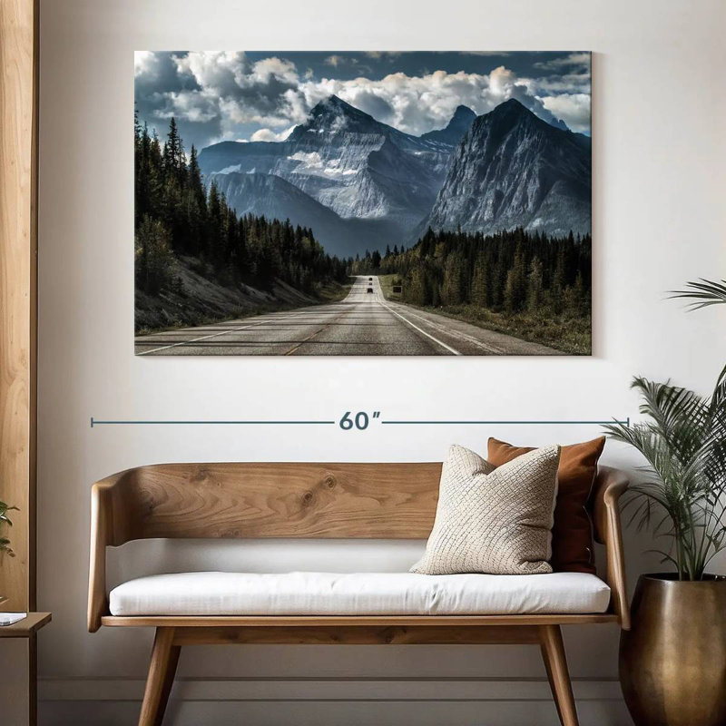 Scène de montagne Mehar Banff, H 34 po x l 51 po