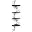 Naelle 4 -Piece Tiered Corner Shelf-589971179