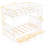-Colored Twintwin Bunk Bed With & Practical Storage Choices Handrail 2 Options