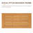 Emmett Outdoor Wooden Coffee Table