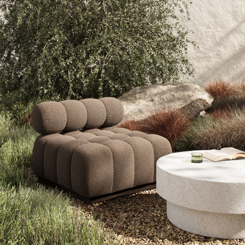 Roma Outdoor Swivel Chair-Ellor Brown, Ellor Brown
