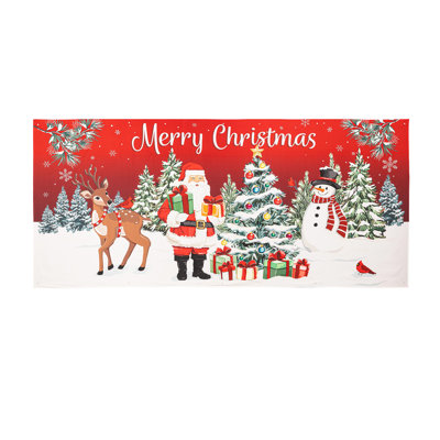 Couvre-porte de garage double Merry Christmas