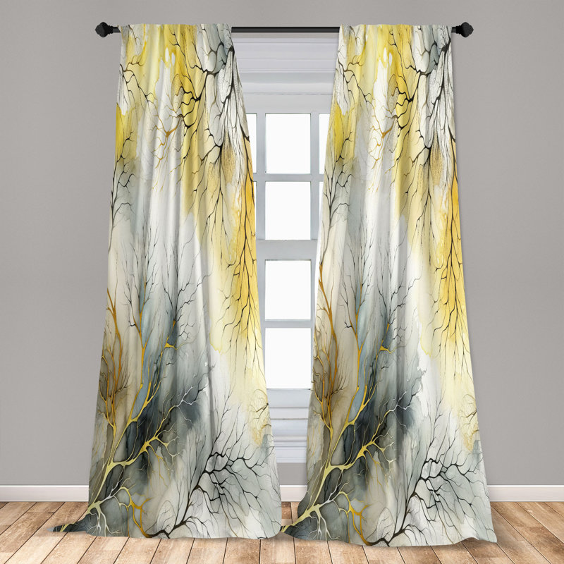Semi Sheer Curtain, 56" W x 95" L