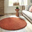 Tapis terre cuite Renesha-260824396
