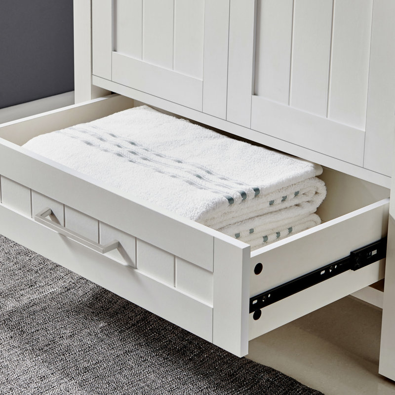 Shanarra 30'' Single Bathroom Vanity with Engineered Marble Top