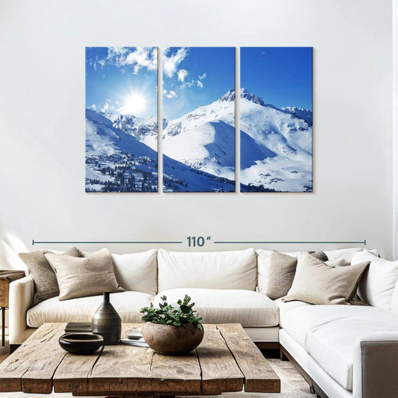 Alvord Sunny Winter Colorado, 48" H x 74" W