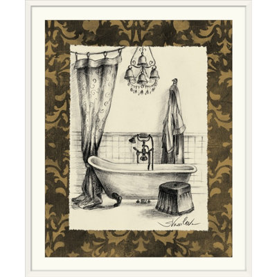 «Elegant Bath II» par Silvia Vassileva, reproduction d'art