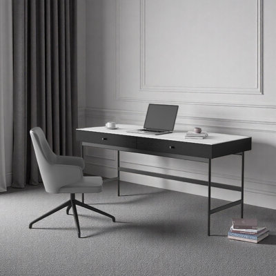 Italian Minimalist Slate Desk