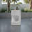 Outdoor Faux Stone Asymmetrical Side Table-693182779