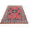 One-of-a-Kind Red Modern Geometric Tribal 4x6 Oriental Area Rug