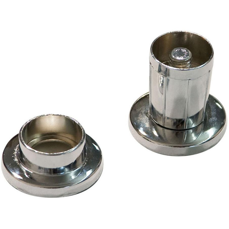 Adjustable Tension Shower Rod Flange - Polished Chrome