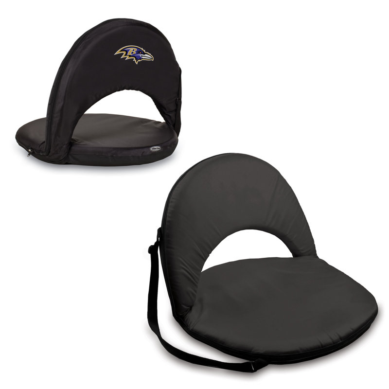Digital Print Oniva Reclining Folding Stadium Seat, Baltimore Ravens, Black