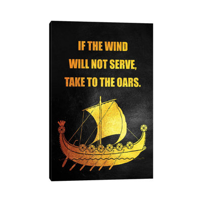 Take To The Oars by Adrian Baldovino - Wrapped Canvas Painting