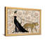 Animaux, femme élégante en robe de léopard en laisse-1098447454-1098447443-1098447452