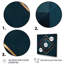 Rétro géométrie de diamant en bleu et or sur toile, 3 pièces-393312626