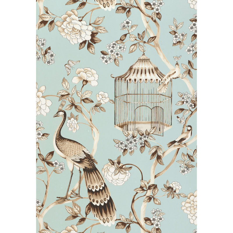 Oiseaux Et Fleurs Wallpaper, Mineral