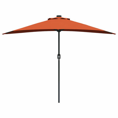 Garden Parasol Polyester and Steel Outdoor Umbrella Patio Sunshade