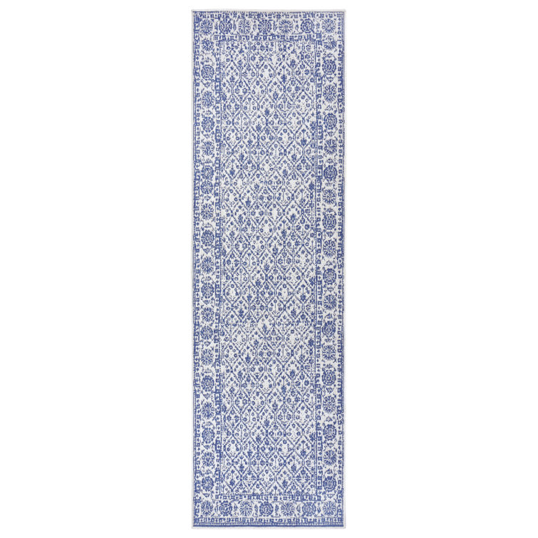 Curacao Flatweave Blue Rug