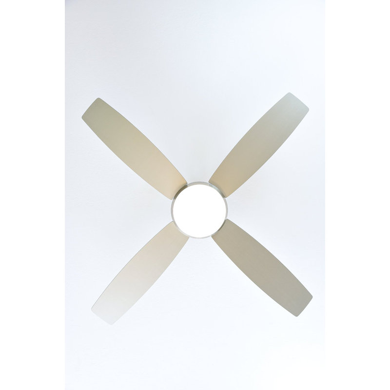 132cm Ceiling Fan with Light Kit, Gold