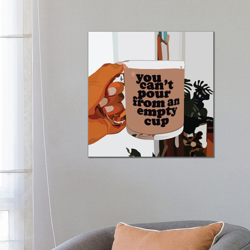 Empty Cup- Gallery-Wrapped Canvas Giclée, 26" H x 26" W