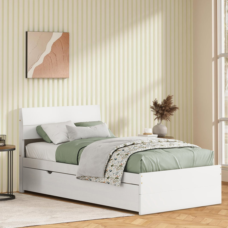Lit plateforme Arnolds, Blanc