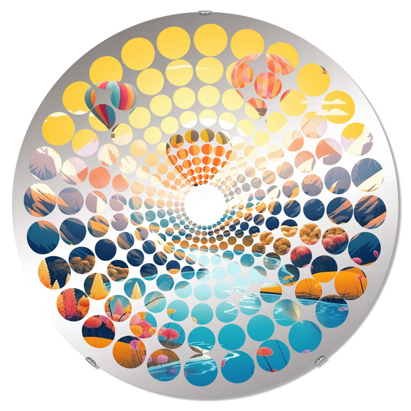 Eliades Circle Mirror, 31.4" x 31.4"