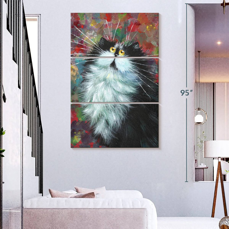 Brampt Zen Cat, 74" H x 48" W