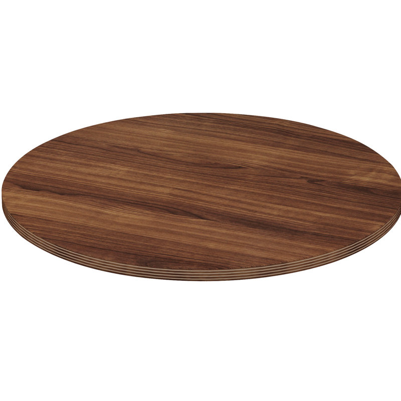 Chateau Table Top, Walnut, 3.3" H x 42" W x 42" D